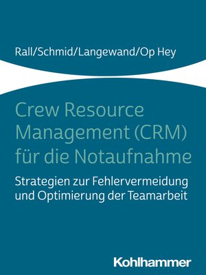 cover image of Crew Resource Management (CRM) für die Notaufnahme